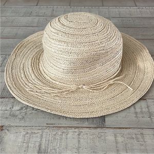 NWT quagga green label sun hat beige tan floppy fedora